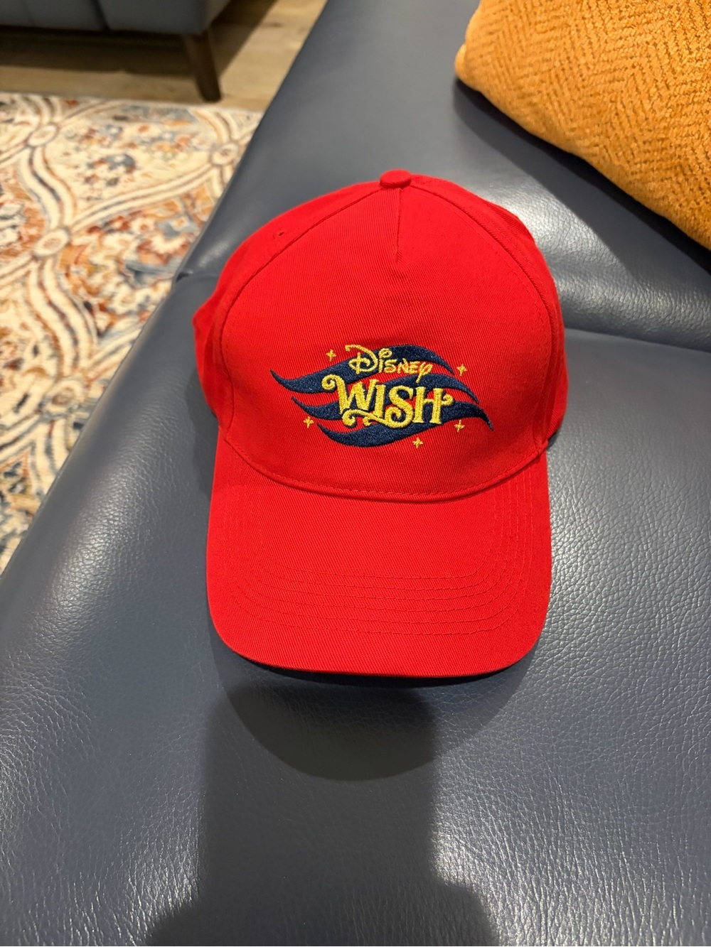 New Disney Wish cruise line hat with tags men’s Red